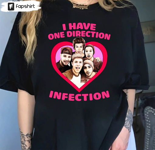 I have 1d infection aesthetic tee, Y2k 1d in my heart shirt