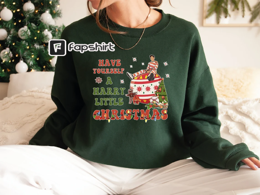 Have Yourself A Harry Little Christmas Sweater, Ugly Christmas Sweater, Christmas Outfit Hoodie, Music Lover Hoodie, Funny Christmas Sweater