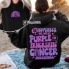 I Wear Purple for Pancreatic Cancer Shirt, Wildflower Pancreatic Cancer Awareness Shirts, Inspirational Gift for Pancreatic Cancer Survivor