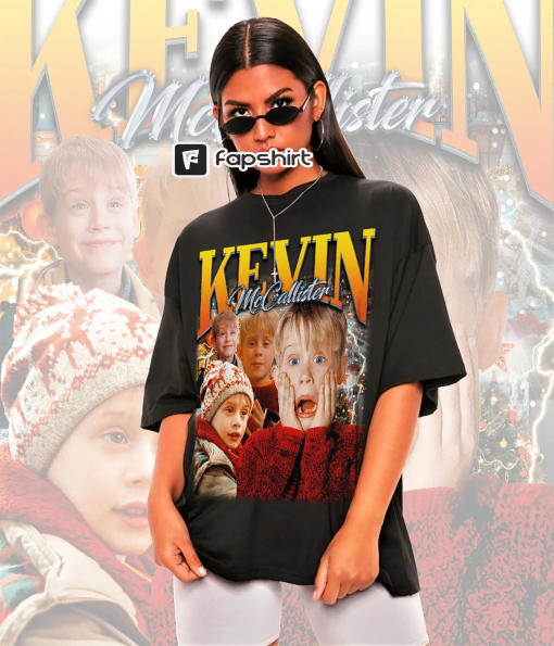 Retro Kevin McCallister Shirt-Kevin McCallister Tshirt,Kevin McCallister Sweater,Kevin McCallister Sweatshirt,Home Alone Sweatshirt,Xmas Tee