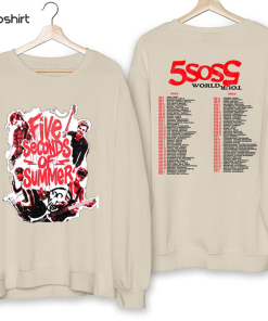 5SOS World Tour 2023 Shirt, 5 Seconds…