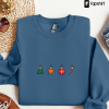 Christmas Sweatshirt Embroidered – Sweatshirts- Embroidered Sweatshirts – Christmas – Believe Santa