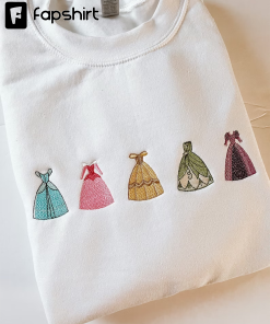 Princess Embroidered Shirt, Princess Dress Shirt, Magic…