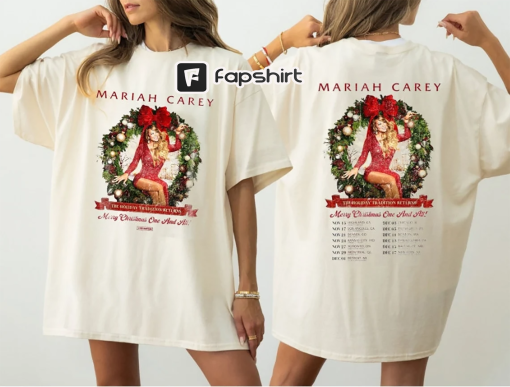 All I Want For Christmas Is Mariah Carey Shirt, Music Xmas Shirt, Mariah Carey concert, Best Christmas Song Shirt, Christmas Tour Shirt