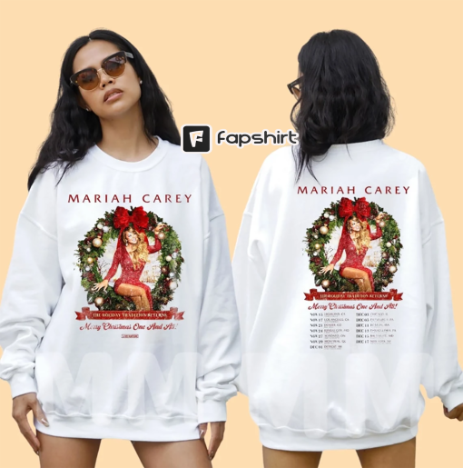 All I Want For Christmas Is Mariah Carey Shirt, Music Xmas Shirt, Mariah Carey concert, Best Christmas Song Shirt, Christmas Tour Shirt