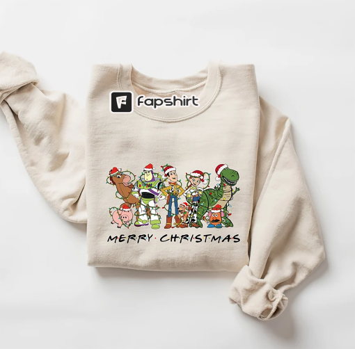 Toy Story Christmas Sweatshirt, Christmas Cartoon Kids Sweater, Christmas Gifts, Womens Christmas Shirt, Merry Christmas Disney Shirt