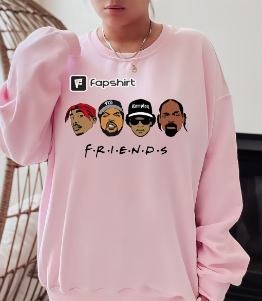 Rap Friends Hoodie, Old School Rap, Hip Hop Hoodie, 2-Pac Sweat, Rapper Hoodie, Hiphop Hoodie, Vintage 90s Rapper Hoodie, Rap King Hoodie