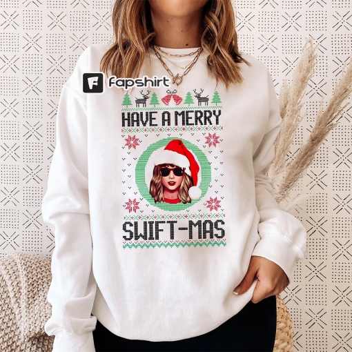 Have A Merry Swiftmas Shirt, Ugly Merry Christmas Shirt, Xmas Swift Shirt Best Seller Full Size