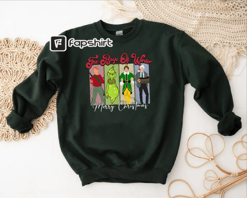 Christmas Grinch Funny Sweatshirt, Grinch Christmas Sweatshirt, Christmas Sweatshirt, Grinchmas Sweatshirt, The Boys Of Winter, Gift for All