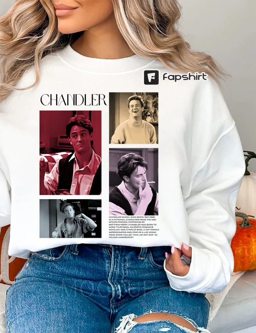 Chandler Bing Sweatshirt, Retro Chandler Shirt, Matthew Perry Hoodie, Chandler Bing Shirt, Friends Sitcom Shirt for Fan, Friends Gift