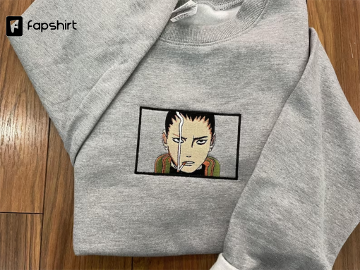 Anime Embroidered Sweatshirt, Embroidered Anime Shirt, Anime Shirt, Embroidered Shirt, Embroidered Hoodie, Anime Tee