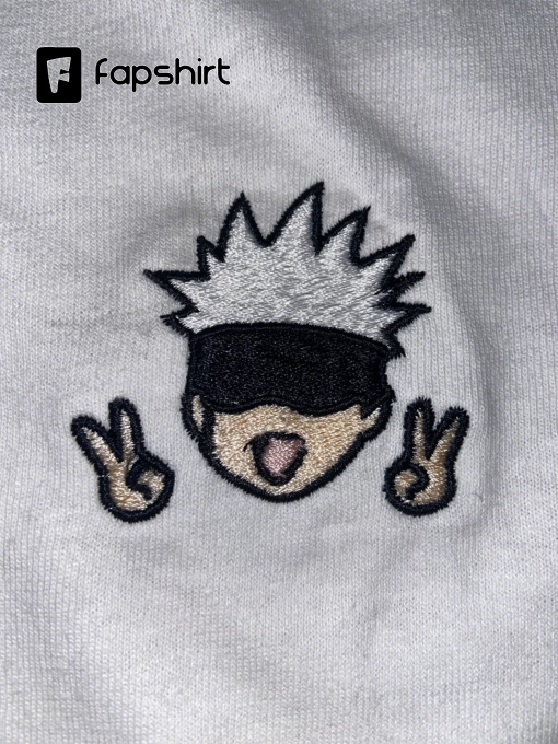 Embroidered Chibi Satoru Gojo Shirt/Sweatshirt/Hoodie