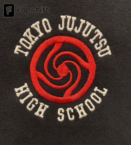 Embroidered Tokyo Jujutsu High School Shirt/Sweatshirt/Hoodie