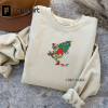 Merry Merry Christmas Embroidered Sweatshirt Christmas Crewneck Embroidered Crewneck Christmas Sweatshirt Christmas Gift Secret Santa Gift