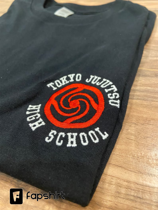 Embroidered Tokyo Jujutsu High School Shirt/Sweatshirt/Hoodie