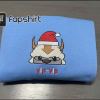 Ap.pa Av.ata.r Embroidered sweatshirt, Christmas Bison custom design sweatshirt, Christmas yip yip Appa crewneck