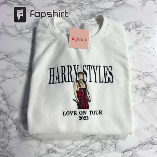 Har.ry Styles Inspired Embroidered Crewneck Sweatshirt | Harry’s House Merch | Love on Tour Outfit | Couple Hoodie