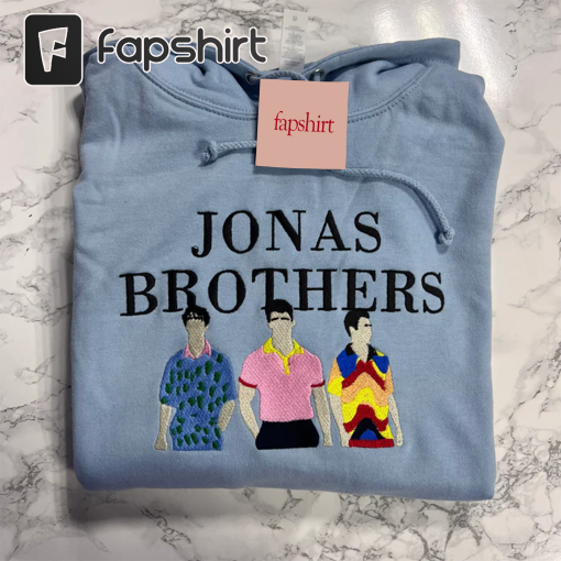 Jonas Brothers Sweatshirt, Jonas Brothers Tour Shirt, Concert 2023 Retro Unisex Gift, Jonas Brothers Embroidered sweatshirt, hoodie