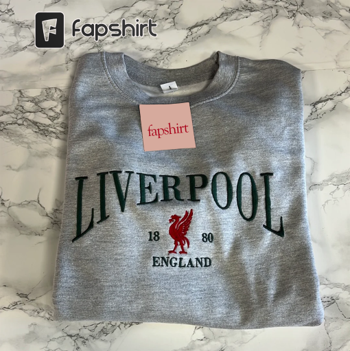 Liverpool Hoodie, matching Logo ,