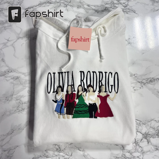 Olivia Rodrigo Guts Shirt, Olivia Rodrigo Guts Merch, Guts Tour 2024 Shirt, Olivia Rodrigo Embroidered sweatshirt, hoodie