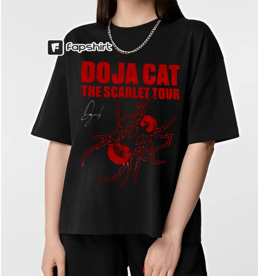 scarlet tour 2023 Doja Cat Fan Shirt, Doja graphic shirt, tour shirt, Doja Graphic Album Vintage shirt, Gift for men women unisex tshirt