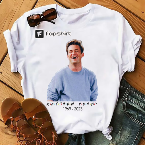 RIP Matthew Perry Friends Shirt, Chandler Bing T-shirt, Matthew Perry Shirt, Retro Friends Shirt, Chandler Bings Friends Shirt