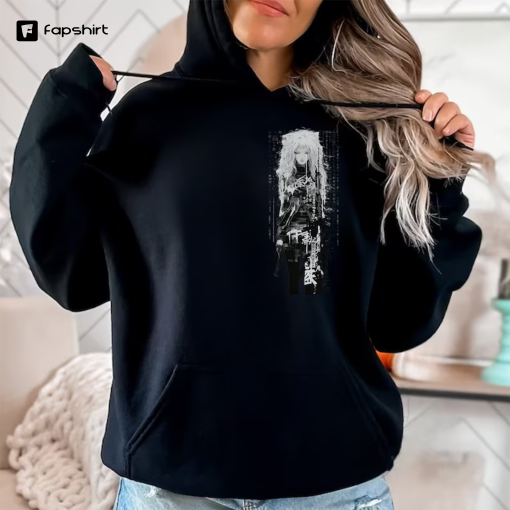 Retro Anime Design Sweatshirt for Naruto Style Fans, Christmas Gift for Manga Art Lovers, Comfortable Hoodie Kpop Fan Favorite