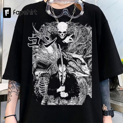 Aki Hand Sign Shirt, Chainsaw Devil Shirt, Power Shirt, Manga Shirt, Streetwear Shirt, Aki Hayakawa Kon Shirt, Chain Saw Man Shirt