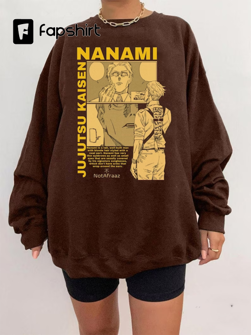 Nanami Kento Vintage Shirt, JJK Anime Manga Unisex Shirts, Cool Japanese Anime Graphic Tees Gift