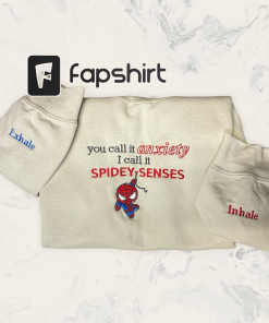 Spiderman Embroidered Hoodie; Spiderman embroidered sweatshirt; Spiderman…