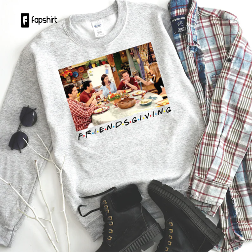 Friendsgiving Sweatshirt , Friends Sweatshirt , Cute Thanksgiving Sweatshirt , Retro TV Show Sweatshirt , Unisex Fit