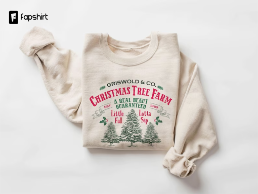 Griswold Christmas Tree Farm sweatshirt, Holiday sweatshirt, Christmas Party Sweatshirt, Christmas Vacation sweatshirt, iprintasty christma