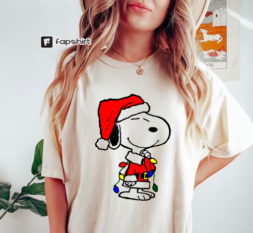 Snoopy Christmas Sweatshirt, Charlie and the Snoopy Christmas Sweatshirt, Cartoon Dog Sweatshirt, Christmas Gift, Vintage Sweatshirt