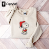 Embroidered Peanuts Sweatshirt, Christmas Sweatshirt, Holiday crewneck, Snoopy Sweatshirt, Peanuts Christmas Sweater, Charlie Brown Shirt