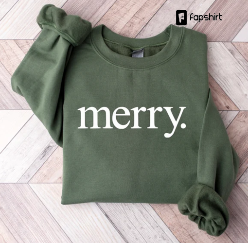 Christmas Sweatshirt, Merry Christmas Sweatshirt, Christmas Shirt for Women, Christmas Crewneck Sweatshirt, Holiday Sweater, Christmas Gift