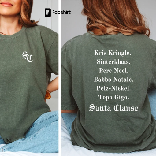 Santa Clause Shirt, The Santa Clause Comfort Colors Shirt, Funny Christmas Shirt, Tim Allen Christmas, Scott Calvin Shirt, Christmas