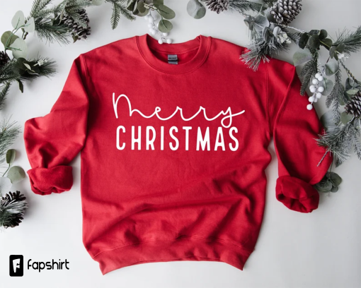 Christmas Sweatshirt, Womens Christmas Sweatshirt, Christmas Sweatshirts for Women, Christmas Gift Women,Merry Christmas Sweatshirt