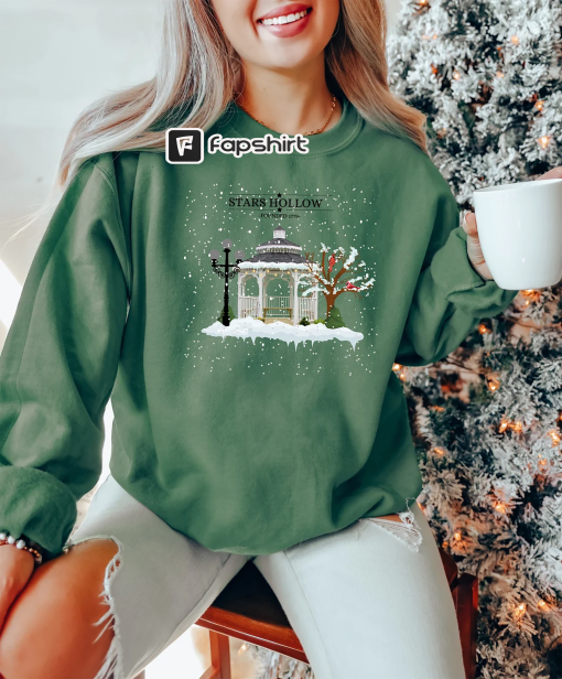 Stars Hollow Christmas Festival Sweatshirt, Christmas Winter Festival Sweater, Christmas Tree Sweater, Christmas Gifts, Christmas Tree Shirt