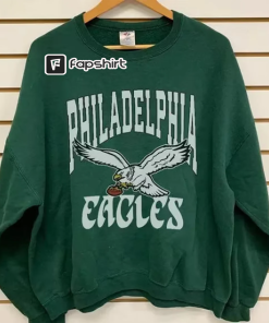 Vintage Philadelphia Football Sweatshirt, Retro 90s Mens…