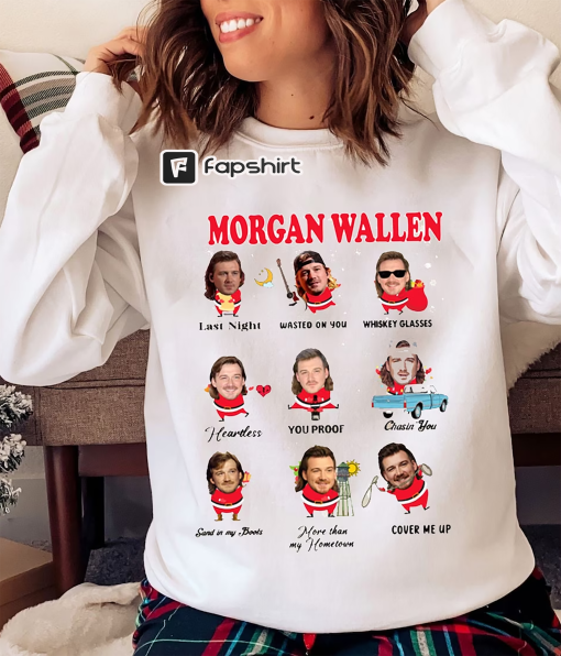 Morgan Wallen Christmas Sweatshirt, Morgan Wallen Grinch Christmas Shirt, Christmas Morgan Wallen Shirt, Country Music Shirt, Funny Xmas