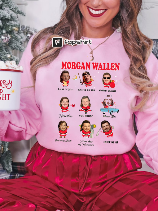 Morgan Wallen Christmas Sweatshirt, Morgan Wallen Grinch Christmas Shirt, Christmas Morgan Wallen Shirt, Country Music Shirt, Funny Xmas