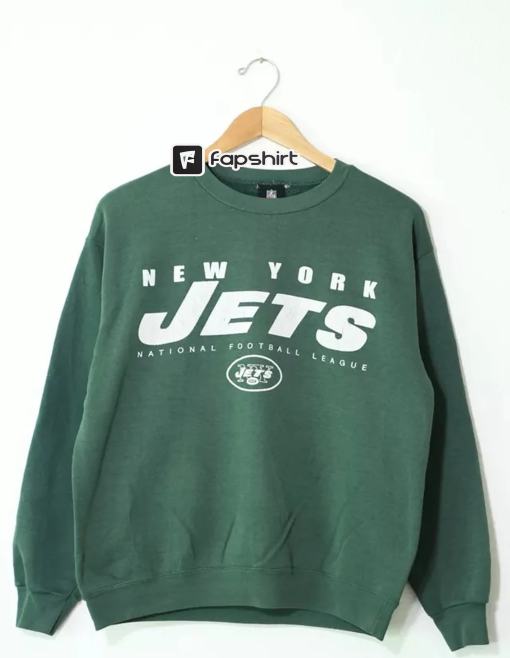 New Y0rk Football Vintage Shirt, NY Jets Crewneck Sweatshirt, 90s New York Football Shirt, NY Football Fan Gift, New York T-Shirt