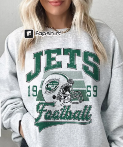 Vintage Jets Football Sweatshirt, Clayton Aaron Rodgers…