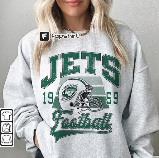 Vintage Jets Football Sweatshirt, Clayton Aaron Rodgers Shirt Retro Foobal American Crewneck, New York Vintage 90s Graphic Tee