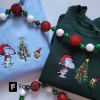 Stay cool embroidered sweatshirt, Christmas snoopy sweatshirt, crewneck sweatshirt, custom snoopy Christmas sweatshirt, Christmas sweater