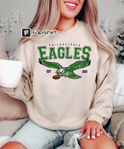 Philadelphia Eagles Sweatshirt, 80s 90s Eagles Sweatshirt,…