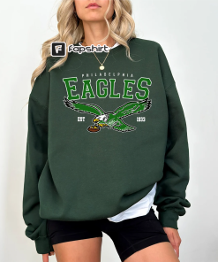 Philadelphia Eagles Sweatshirt, 80s 90s Eagles Sweatshirt,…