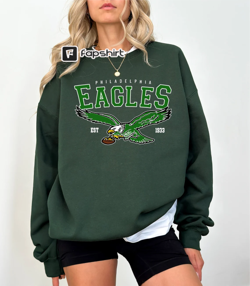 Philadelphia Eagles Sweatshirt, 80s 90s Eagles Sweatshirt, Philadelphia Eagles Sweatshirt, NFL Eagles Hoodie