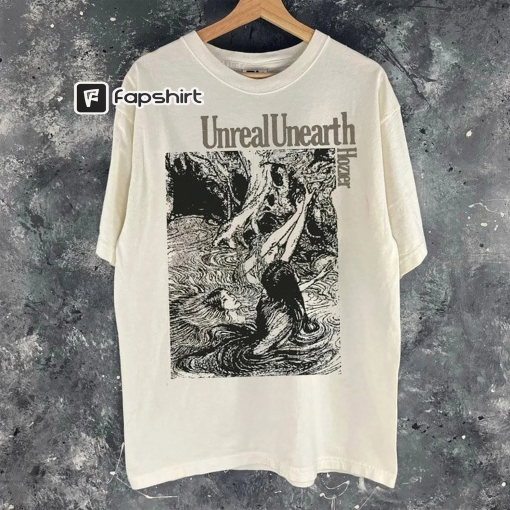 Vintage Unreal Unearth Tshirt, Hozier Shirt, Hozier Lyrics Art, Hozier Tour 2023 Shirt