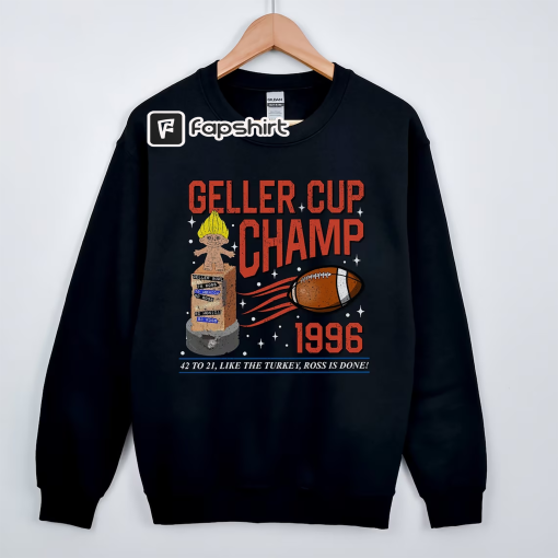 Geller Bowl 90s Nostalgia Sweatshirt, Friends Thanksgiving Shirt, Friends Reunion, The One with the Football, Geller Cup